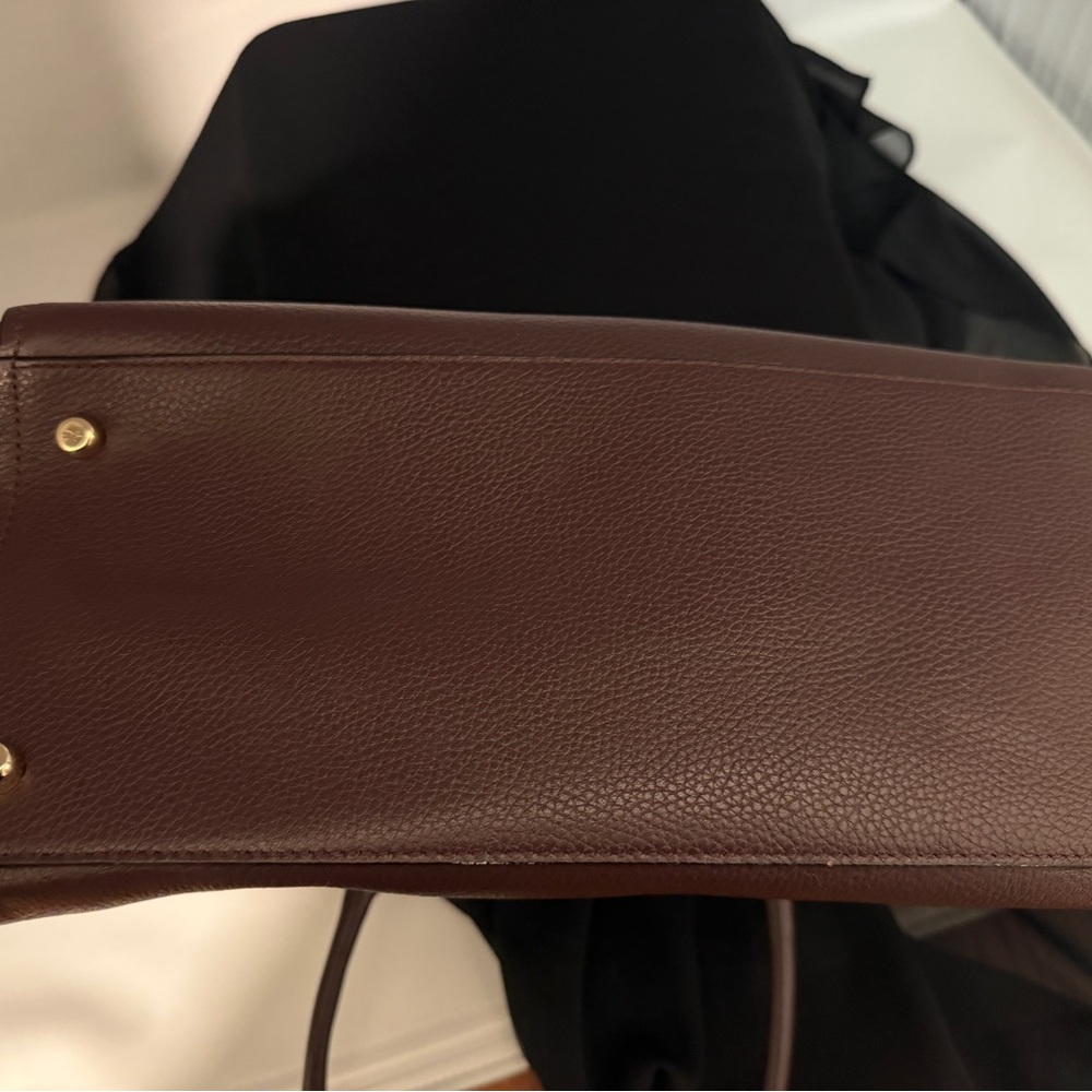 Coach Swagger Carry All Bag in Oxblood Leather - Picture 6 of 15